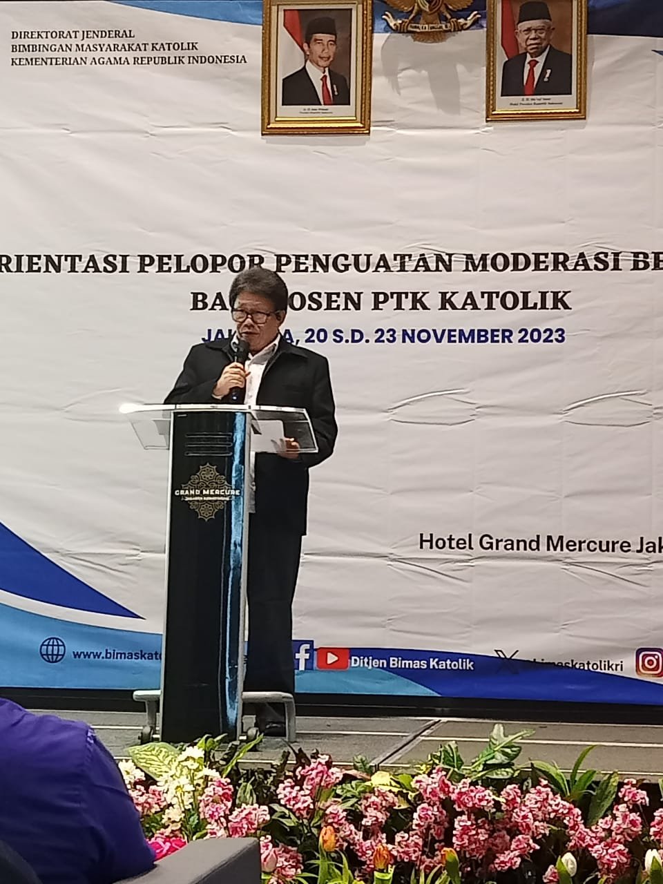 BUKA ORIENTASI PELOPOR PENGUATAN MODERASI BERAGAMA BAGI PARA DOSEN PTK KATOLIK, BEGINI KATA DIREKTUR PENDIDIKAN KATOLIK
