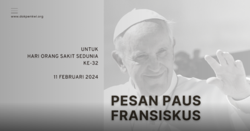 POINT-POINT INTI PESAN PAUS FRANSISKUS PADA HOS SE-DUNIA XXXII