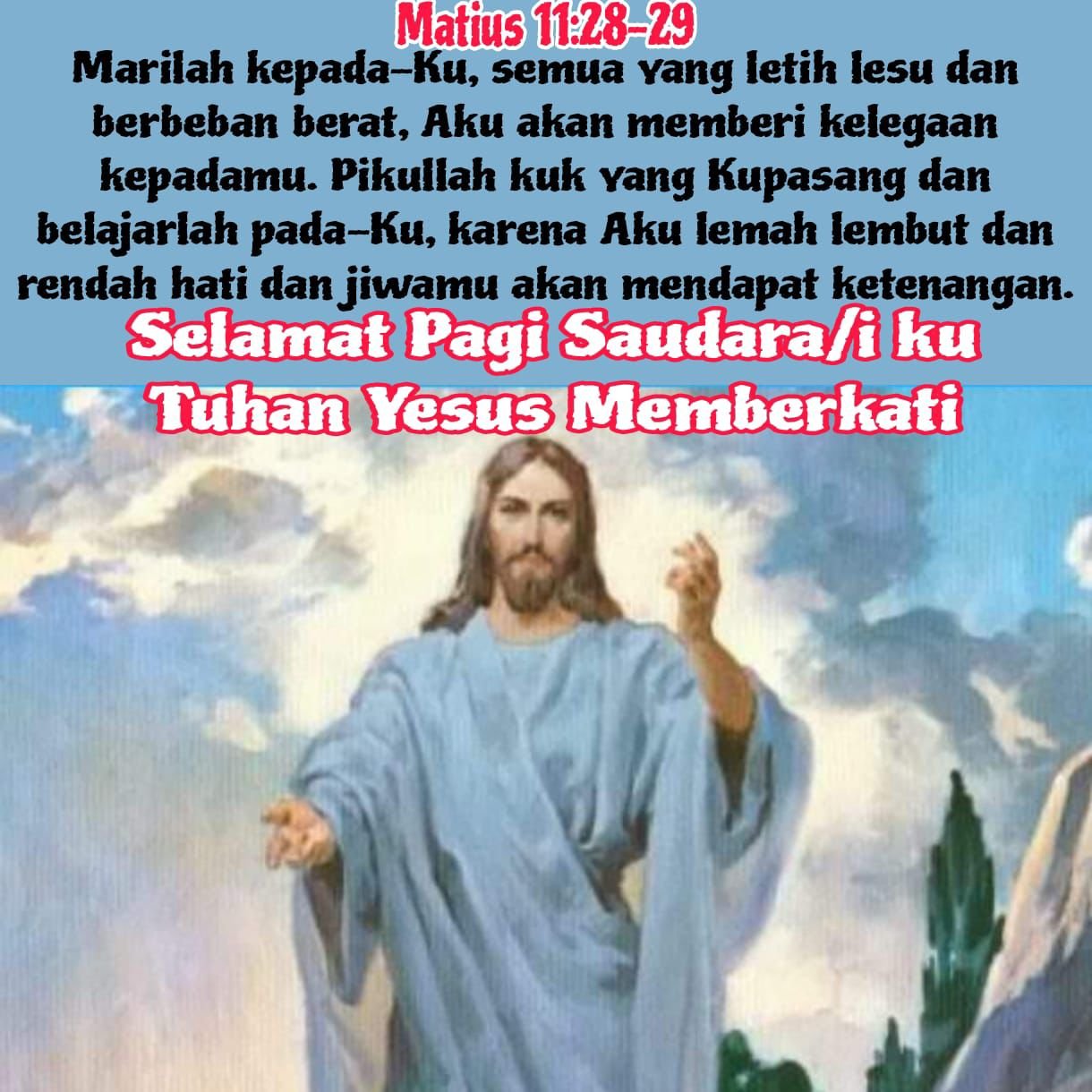 DATANGLAH KEPADA-KU, KALIAN SEMUA