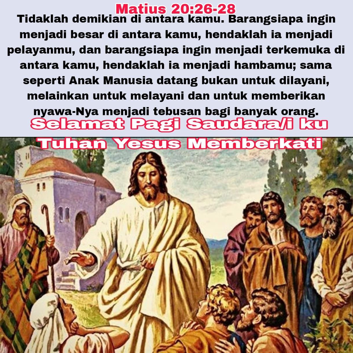 JADILAH PELAYAN YANG BAIK